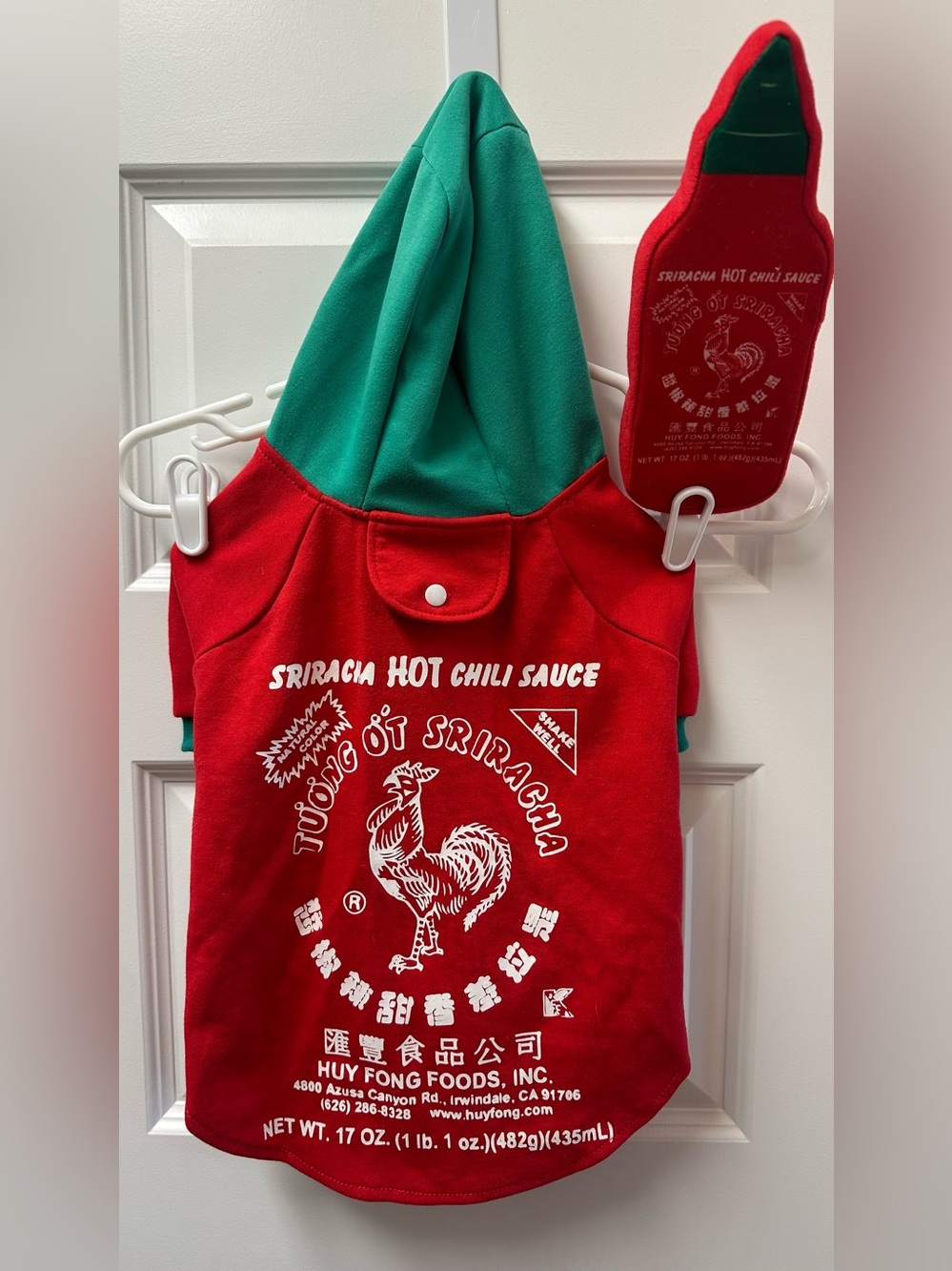 Pride Bites Sriracha Dog Hoodie and Toy